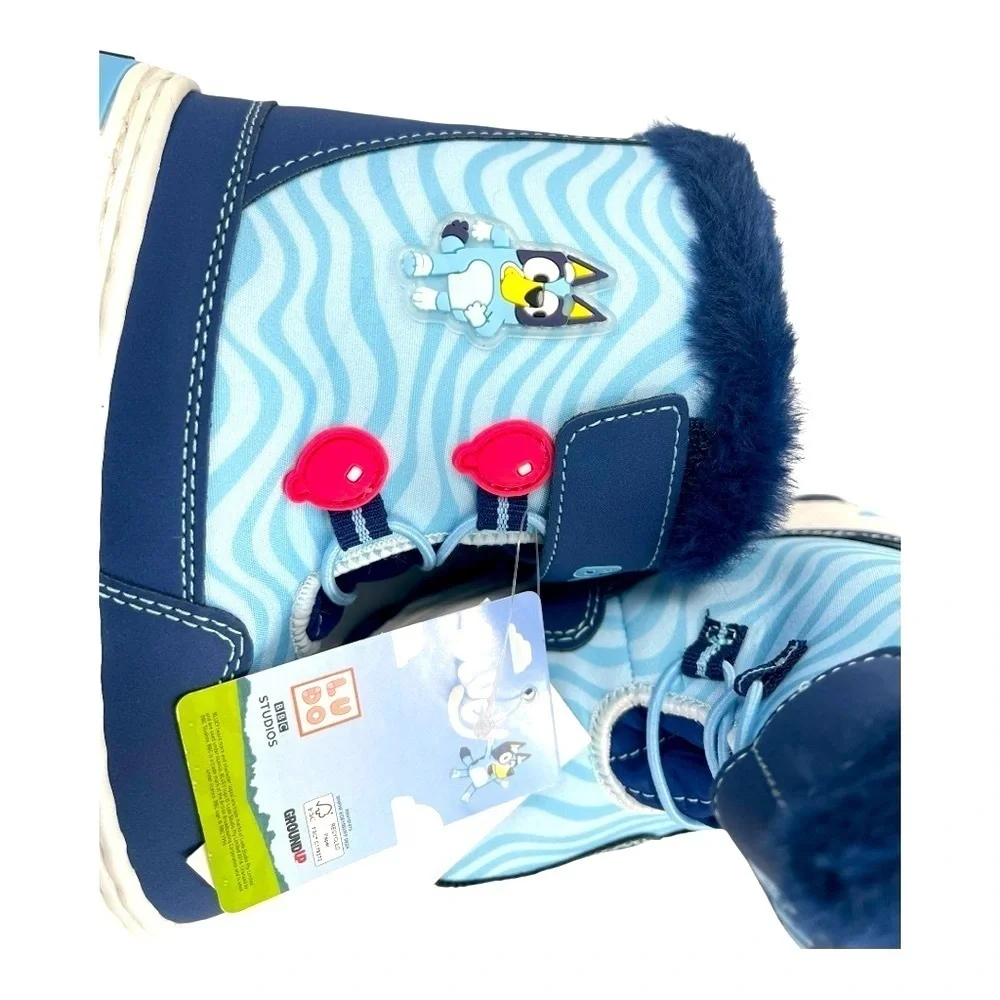 Boys Blue Kids Snow Boots